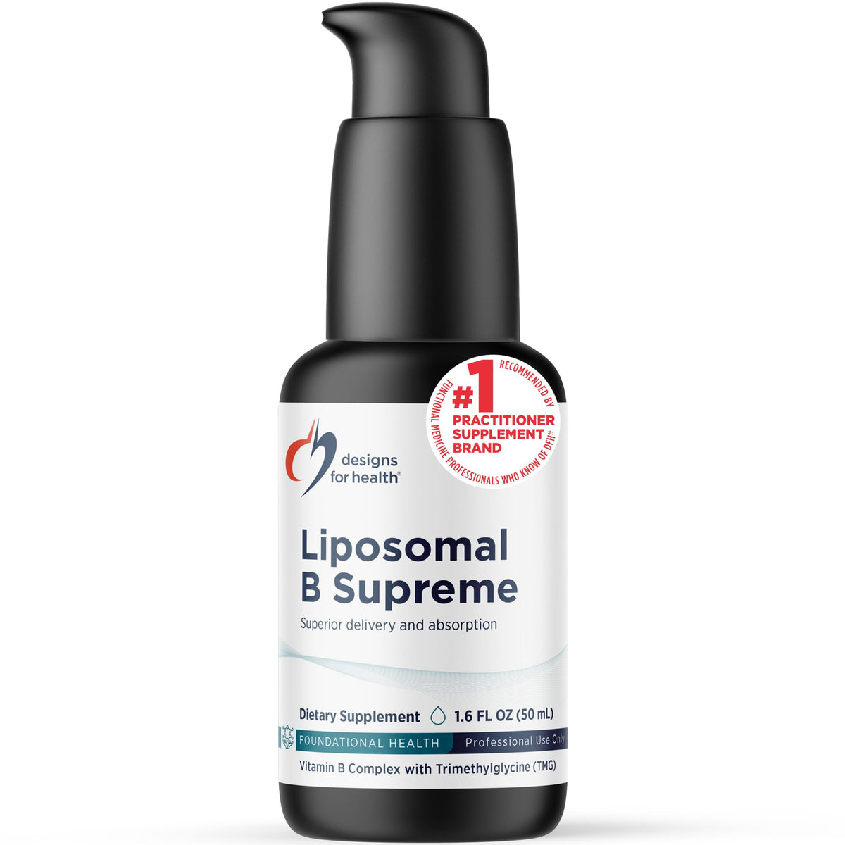 Designs for Health Liposomal B Supreme B-Complex Liquid - 50 Servings