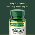 Nature's Bounty Melatonin 3 mg Quick Dissolve Tablets - 240 Count - image 4