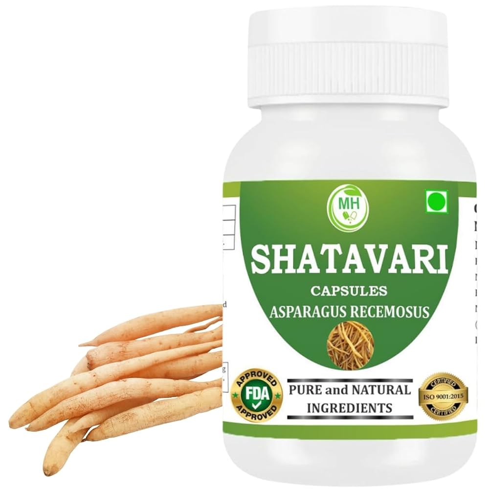 Morsan Healthcare Shatavari 500 mg Capsules - 60 Vegan Capsules