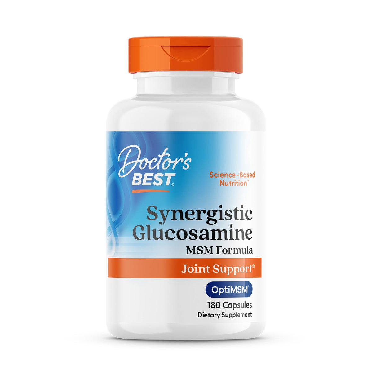 Doctor's Best Synergistic Glucosamine MSM Formula - 180 Capsules