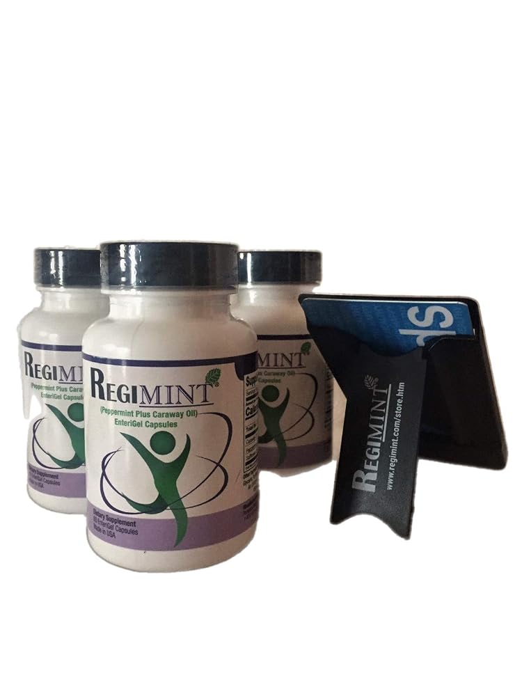 REGIMINT Peppermint Oil Plus Caraway Digestive Support - 180 Capsules