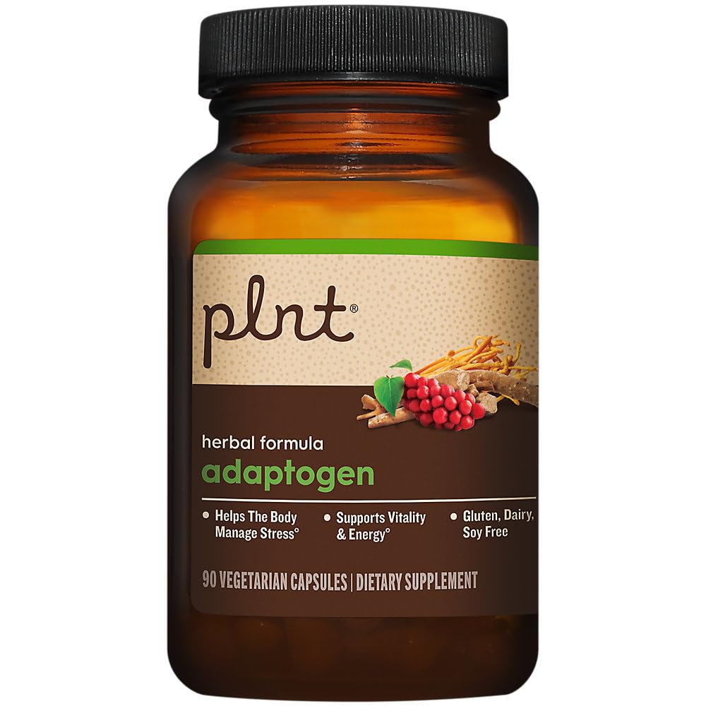 plnt Adaptogen Herbal Formula with Ashwagandha & Rhodiola - 90 Capsules - image 3