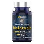 tnvitamins Melatonin 15 MG Sleep Support - 240 Capsules