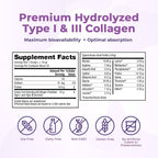 VitaMedica Collagen Peptides Powder Hydrolyzed Types I & III - 2 Pack - image 4