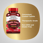 Piping Rock Apple Cider Vinegar 1600mg - 150 Caplets - image 4