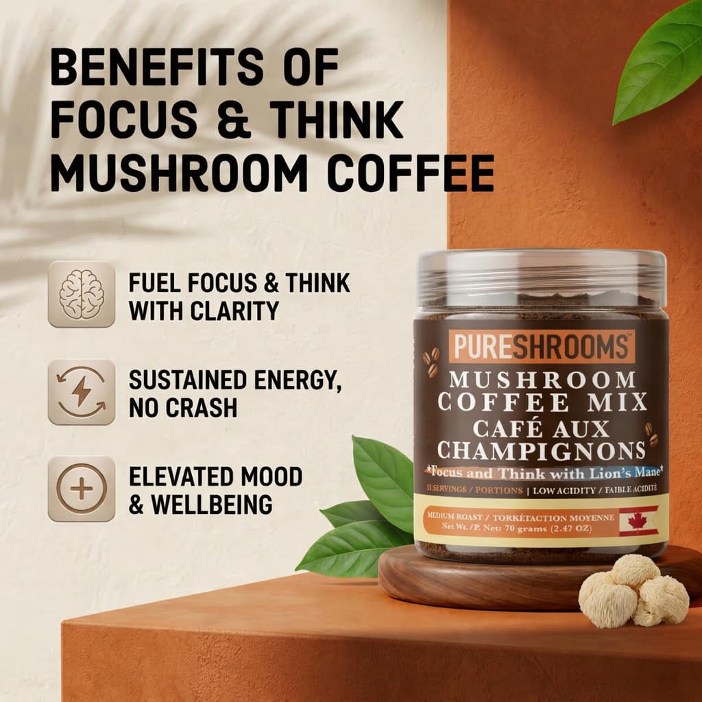 Pure Shrooms Adaptogenic Coffee