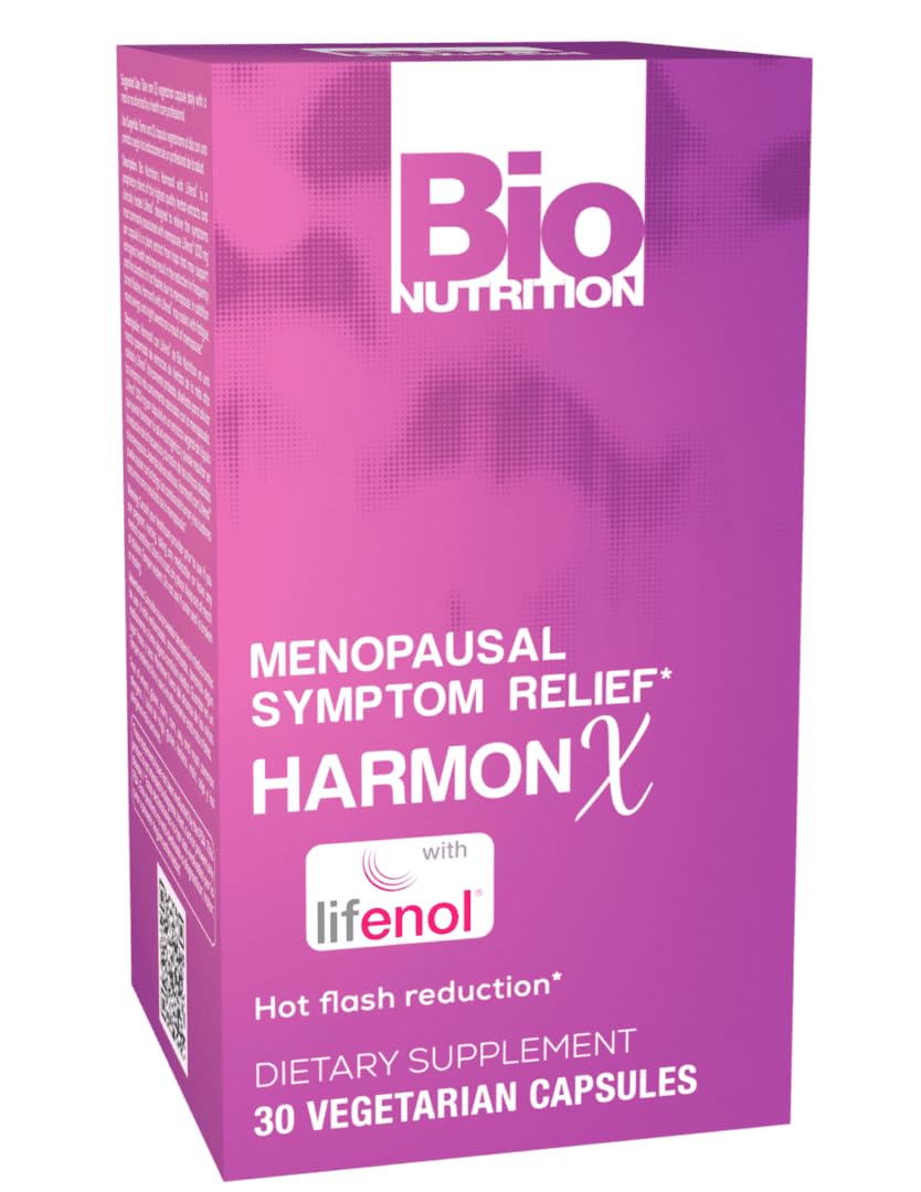 Bio Nutrition HarmonX with Lifenol 400 mg Vegetarian Capsules - 30 Count
