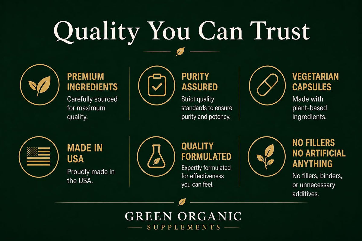 Green Organic Supplements Hawthorn Berry Capsules