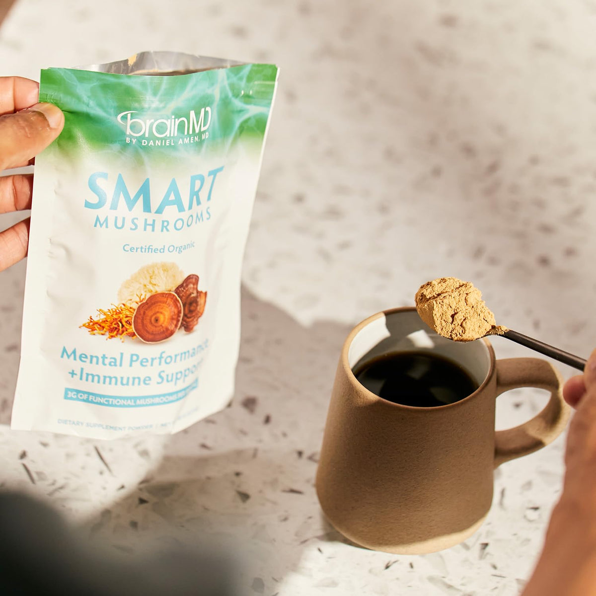 BrainMD Smart Mushrooms Certified Organic Powder - 30 Servings - image 4