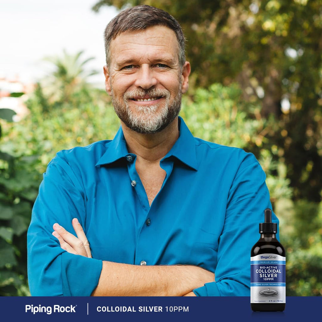 Piping Rock Colloidal Silver Liquid Drops 10 ppm - 4 fl oz - image 6