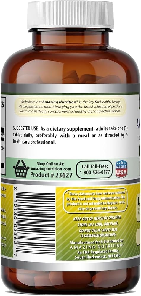 Amazing Nutrition Chromium Picolinate 1000 mcg - 240 Tablets - image 5