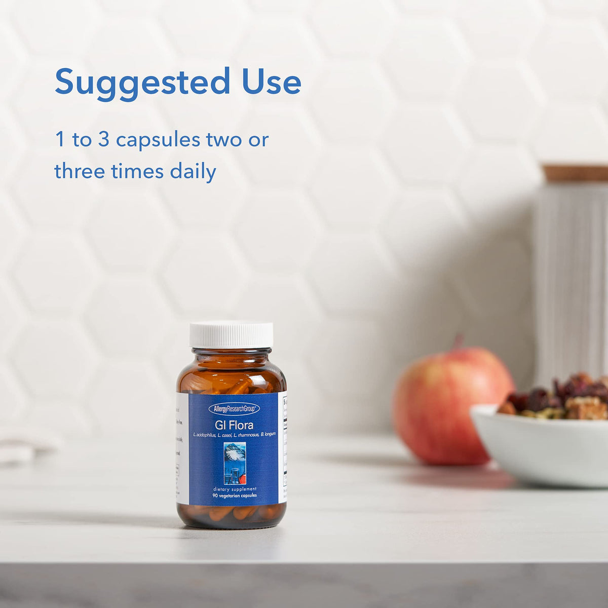Allergy Research Group GI Flora Dairy Free - 90 Capsules - image 6