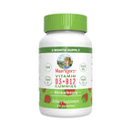 MARYRUTH'S Vitamin D3 + B12 Gummies for Bone Health - 60 Gummies
