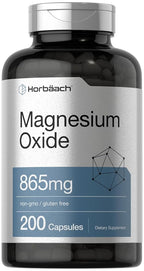 Horbäach Magnesium Oxide 500 mg - 200 Capsules