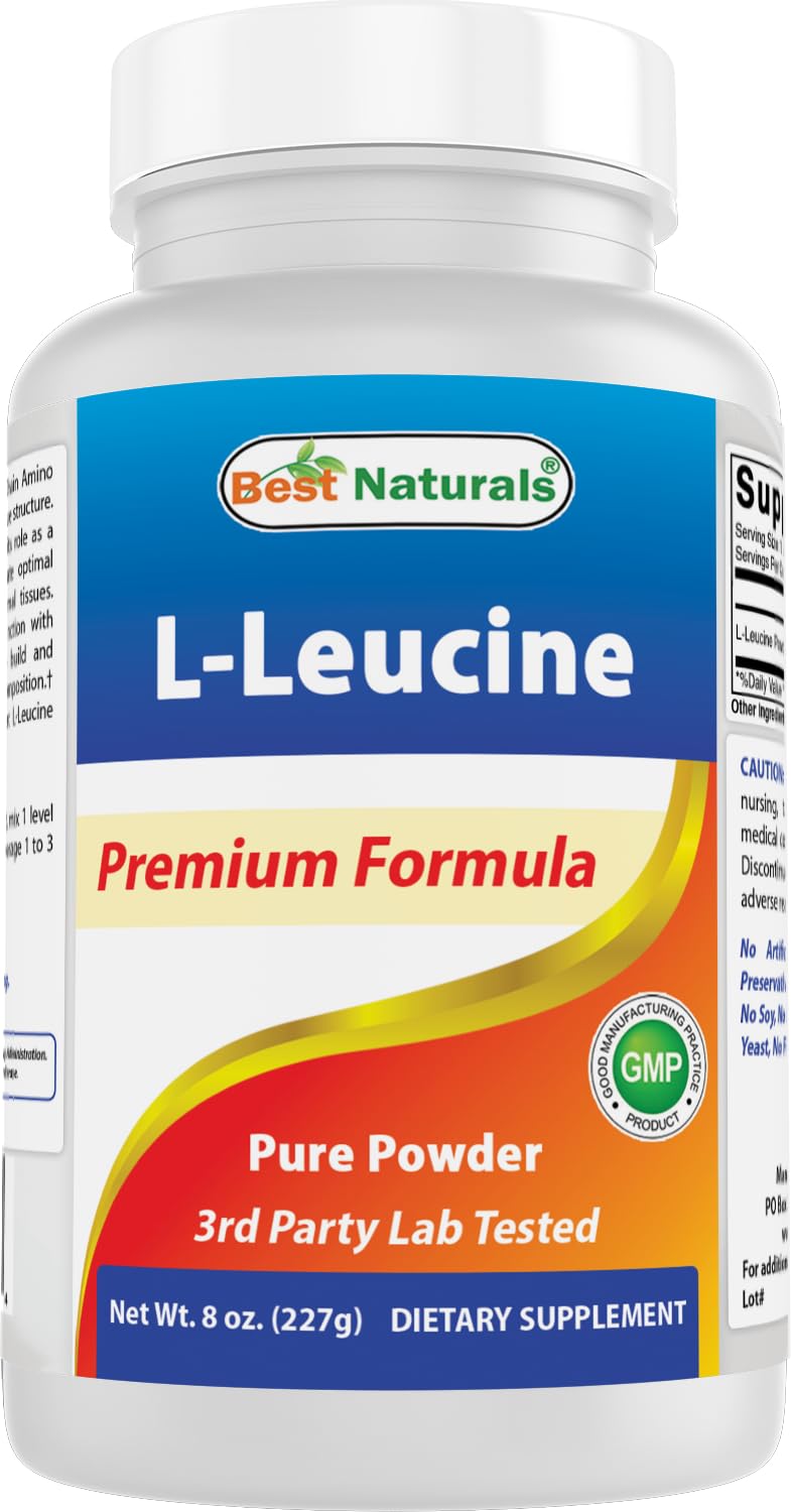 Best Naturals L-Leucine Pure Powder - 8 oz