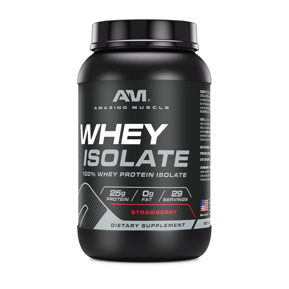 Amazing Muscle Whey Protein Isolate Powder