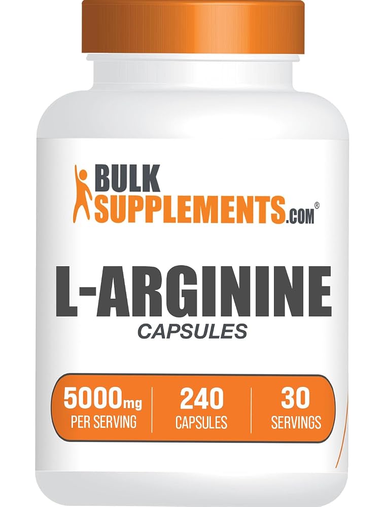 BulkSupplements L-Arginine 5000mg - 240 Capsules