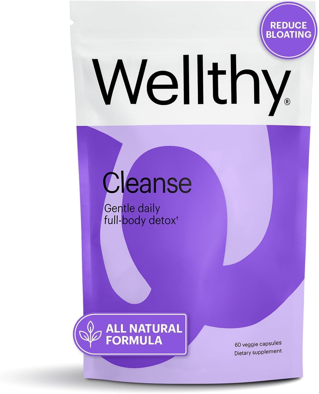 Wellthy Gut Cleanse Detox & Immune Support - 60 Capsules
