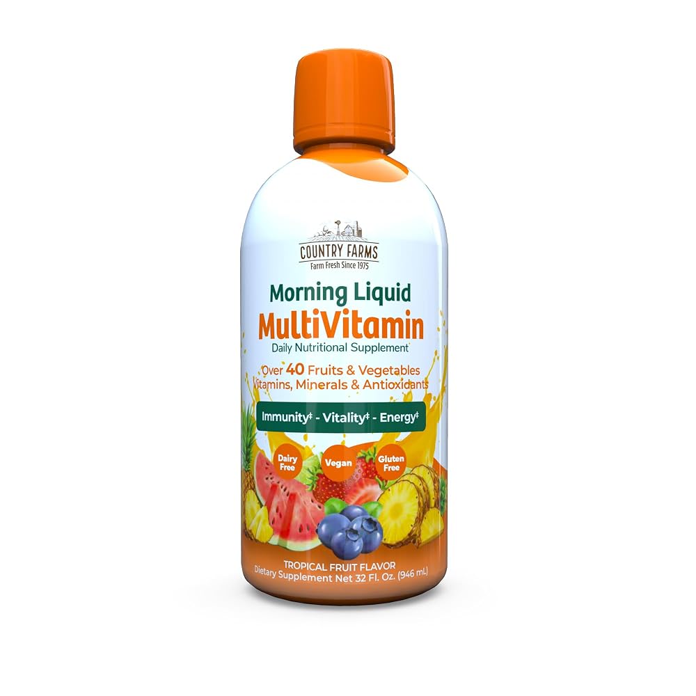 Country Farms Liquid Multivitamin for Immune Support and Energy - 32 fl oz