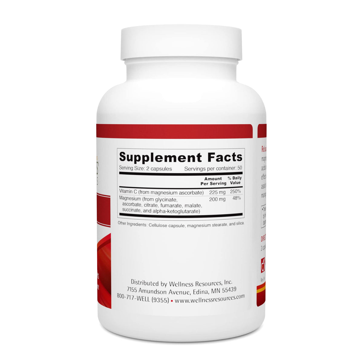 Wellness Resources RelaxaMag Magnesium Glycinate for Sleep - 100 Capsules - image 2