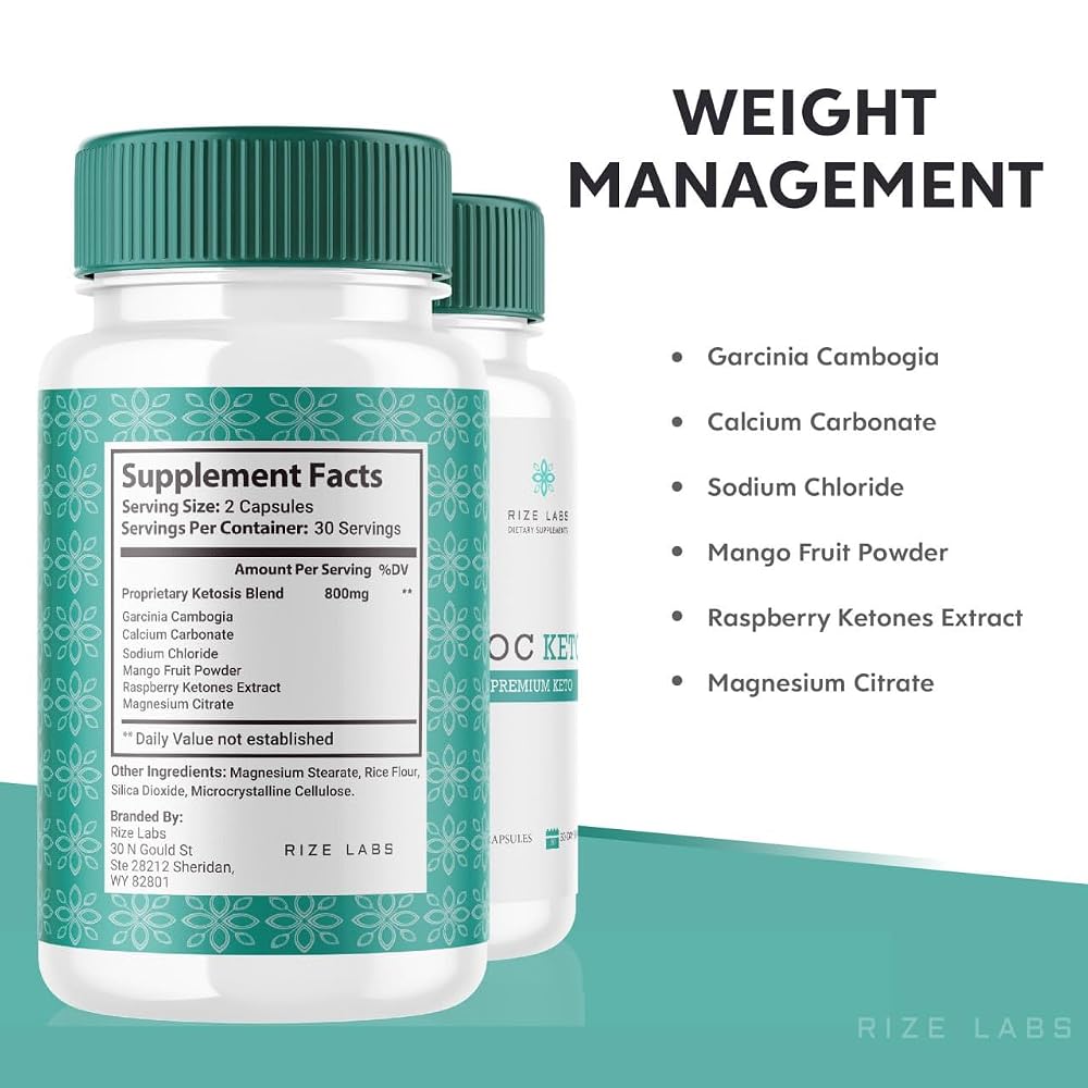 rize labs ROC Keto Capsules for Weight Management - 60 Capsules - image 9