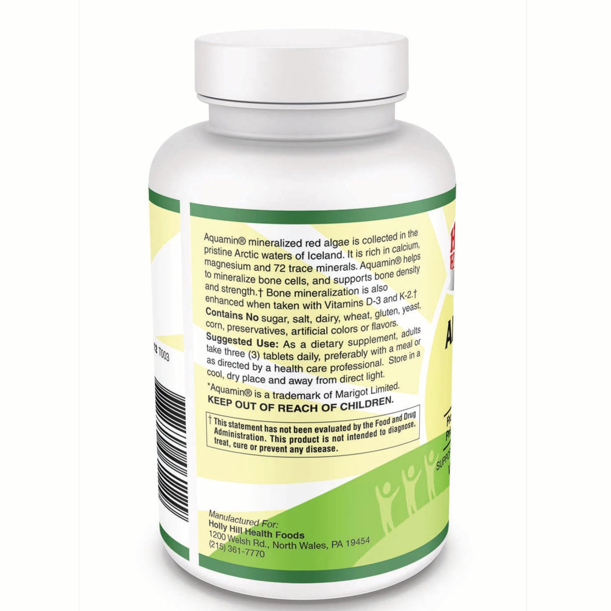 Holly Hill Health Foods Algae Based Calcium 1,000 mg