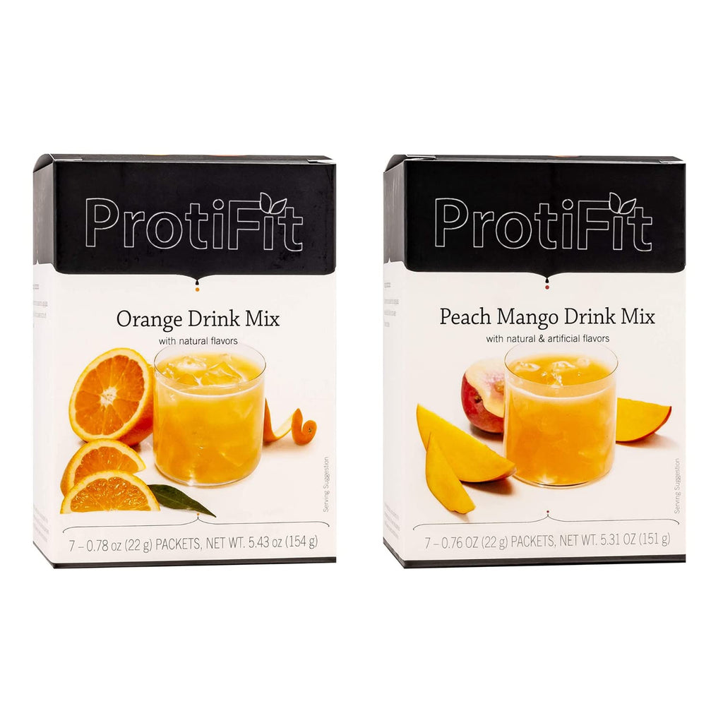 ProtiFit High Protein Orange & Peach Mango Fruit Drink - 2 Pack