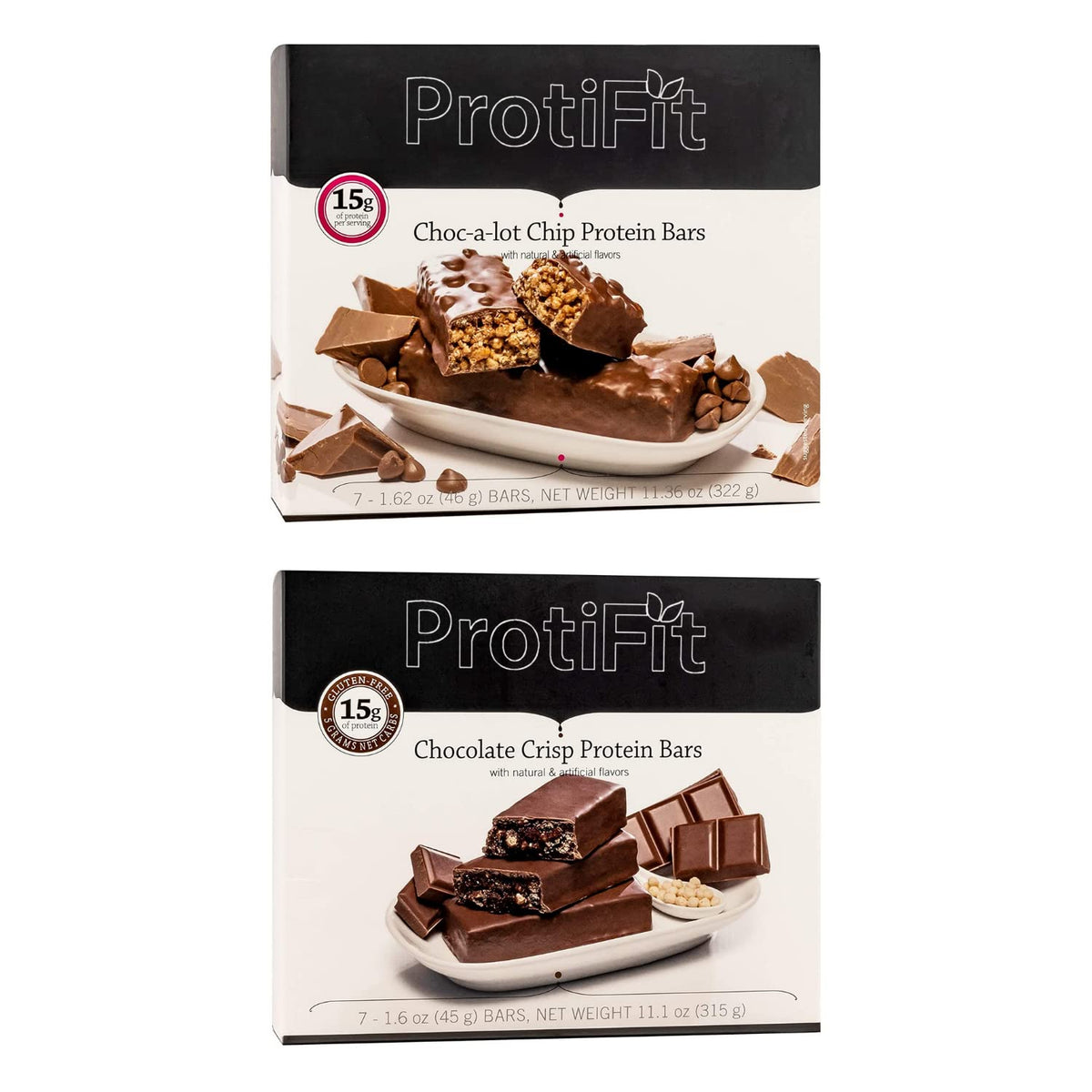 ProtiFit Low Calorie Choc-A-Lot Chip Protein Bar - 2 Pack