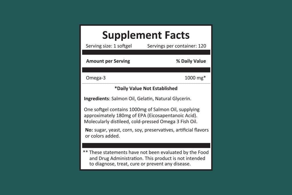 Harmony Nutraceuticals Omega 3 Fish Oil Brain & Heart - 120 Capsules - image 2
