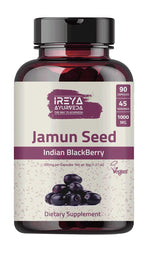 Ireya Ayurveda Jamun Seed Capsules 1000 mg - 90 Capsules