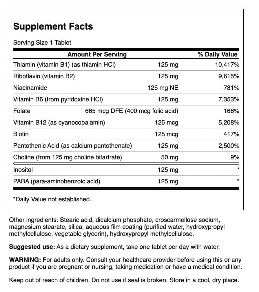 Swanson Vitamin B-125 Complex