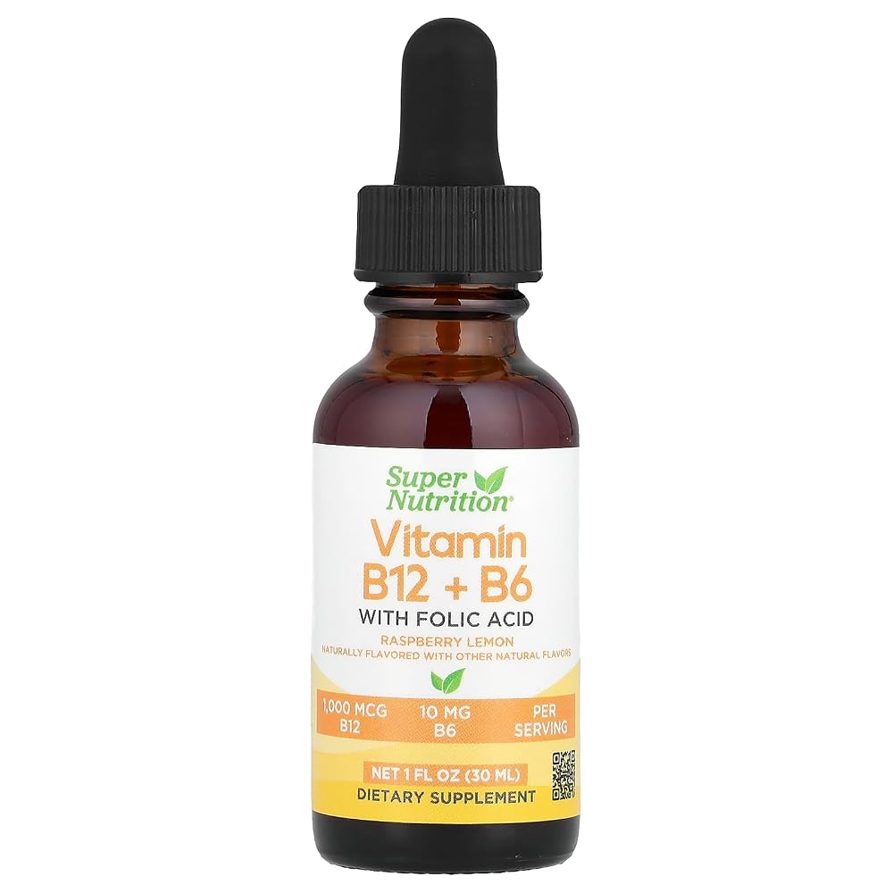 SuperNutrition Vitamin B12 Cyanocobalamin Liquid - 1 fl oz - image 3