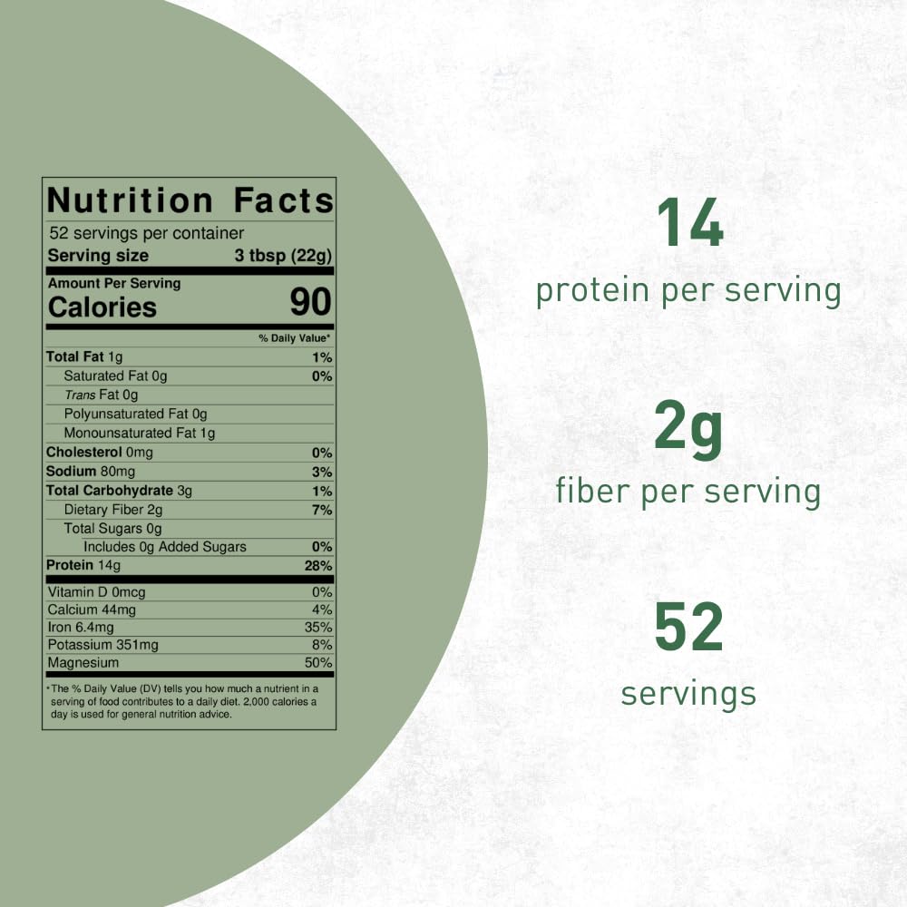 hemplete Organic Hemp Protein Powder Chocolate - 40 oz - image 3