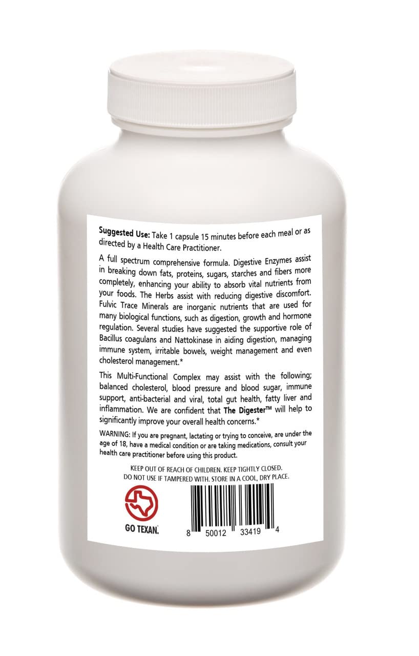 Biogenic Foods Digester Complex Digestive Enzymes - 180 Capsules - image 3