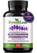 ForestLeaf Glucosamine Chondroitin MSM Joint Support - 120 Capsules