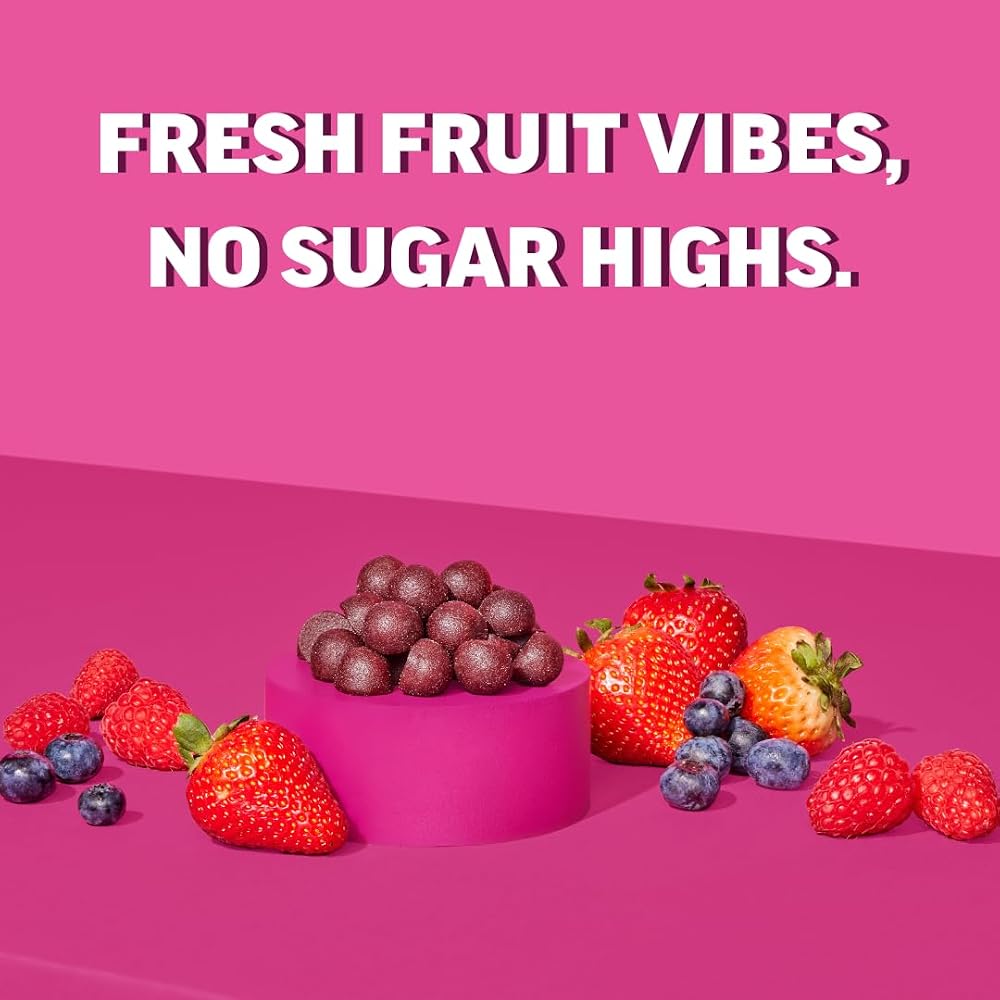 Llama Naturals Real Fruit Prebiotic & Probiotic Gummies for Adults
