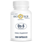 Bio-Tech Pharmacal Vitamin D3 5000 IU - 250 Capsules - image 2