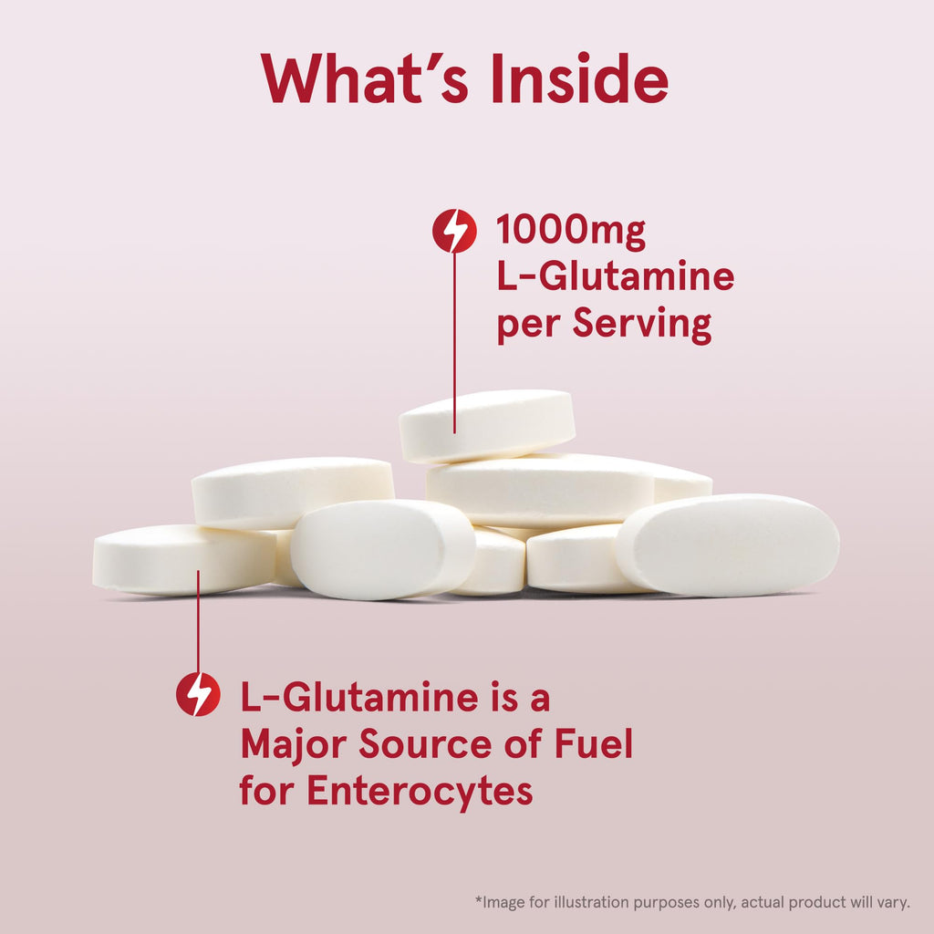 Jarrow Formulas L-Glutamine 1000 mg - 100 Tablets - image 3