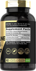 Carlyle L-Citrulline 1600mg - 200 Capsules - image 2