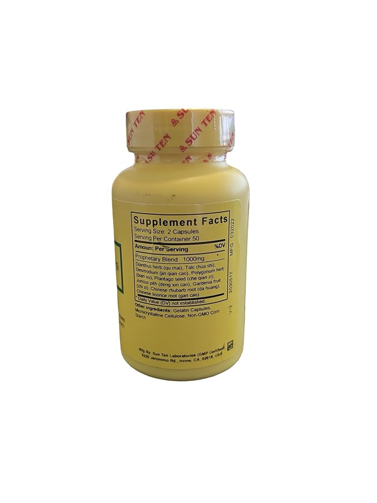 Sun Ten Dianthus Formula Capsules Ba Zheng San - 100 Capsules - image 2