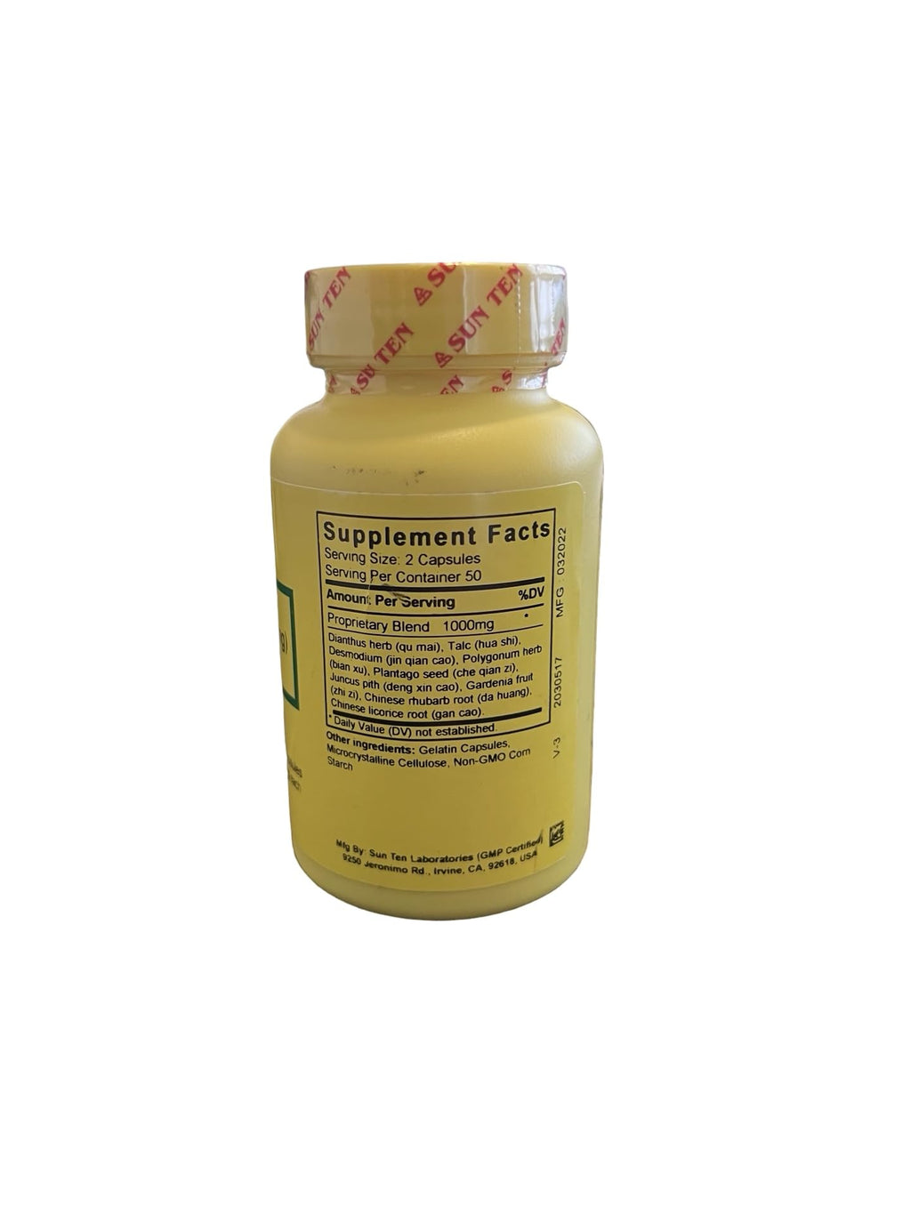 Sun Ten Dianthus Formula Capsules Ba Zheng San - 100 Capsules - image 2