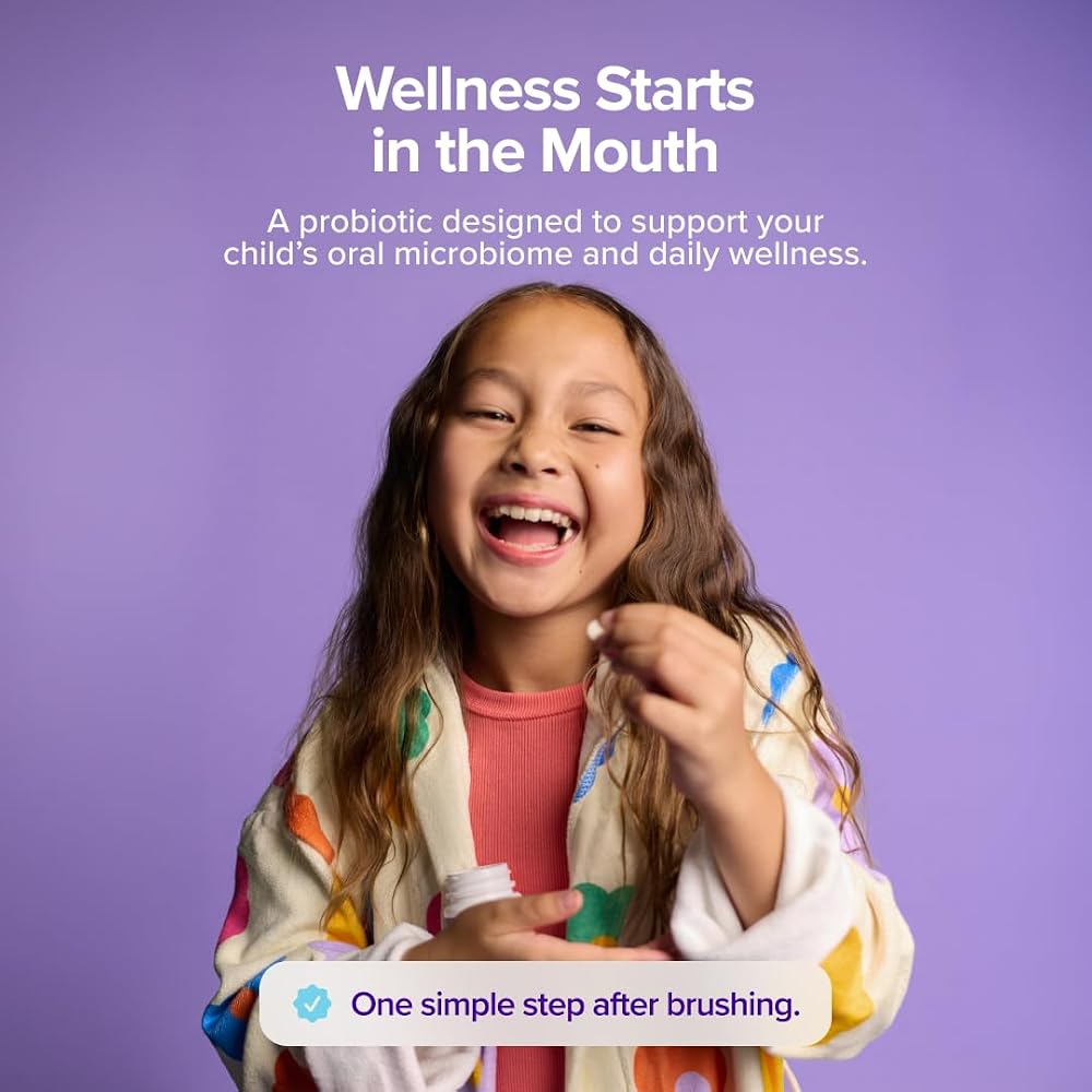 Burst Kids Probiotics Strawberry Vanilla - 45 Chewable Lozenges - image 2