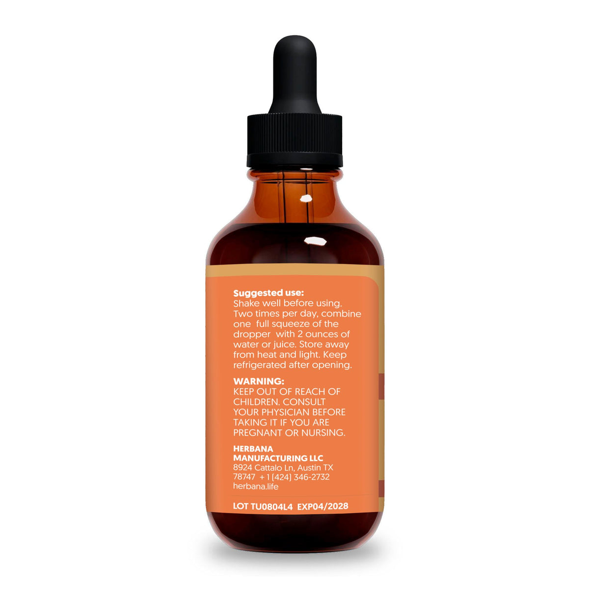 Herbana Turmeric Liquid Extract with Ginger & Black Pepper - 4 FL OZ - image 7