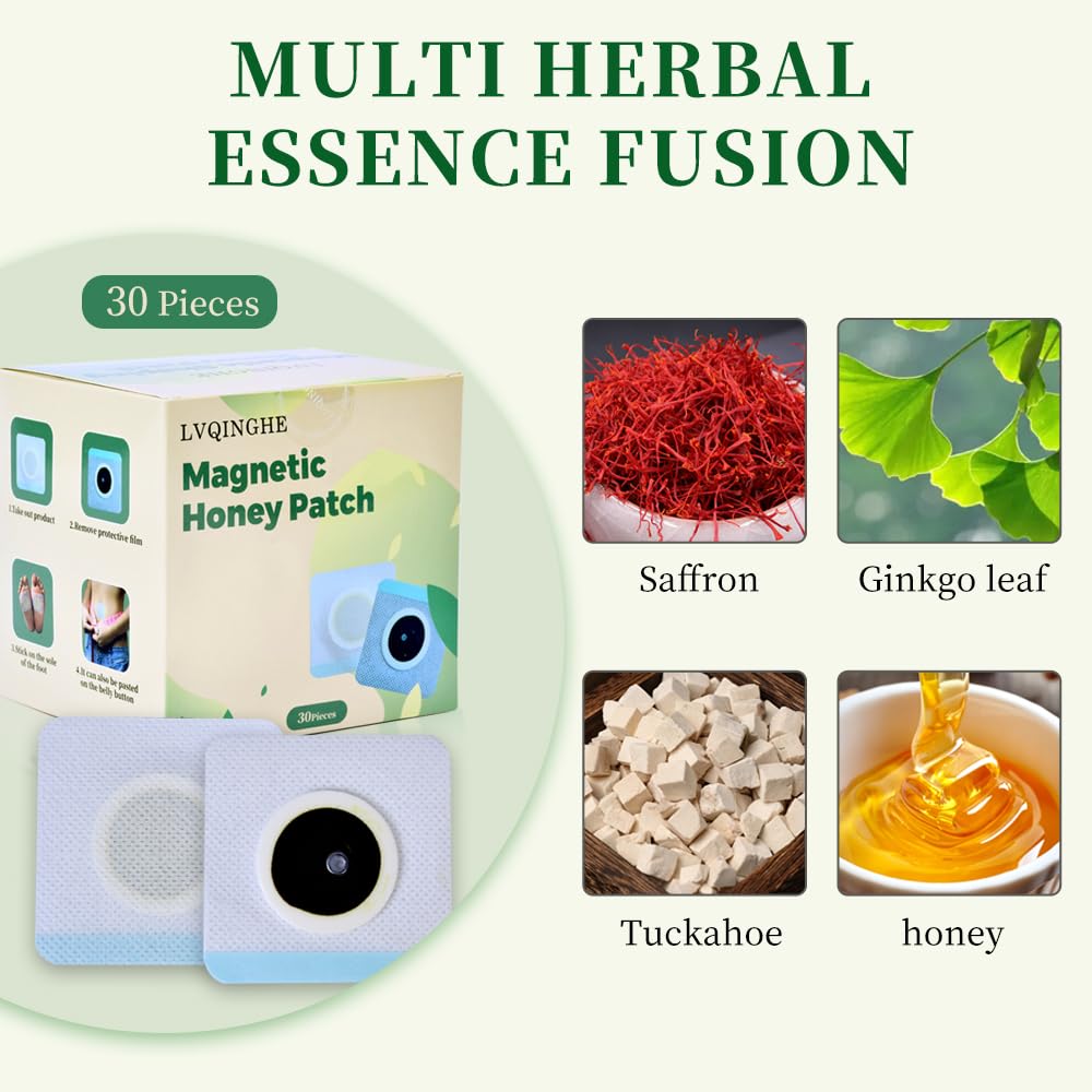 LVQINGHE Mugwort Belly Patch Herbal Stickers - 30 Pack - image 2