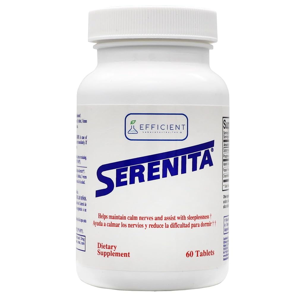 Serenita Stress and Sleeplessness Supplement - 60 Capsules - image 4