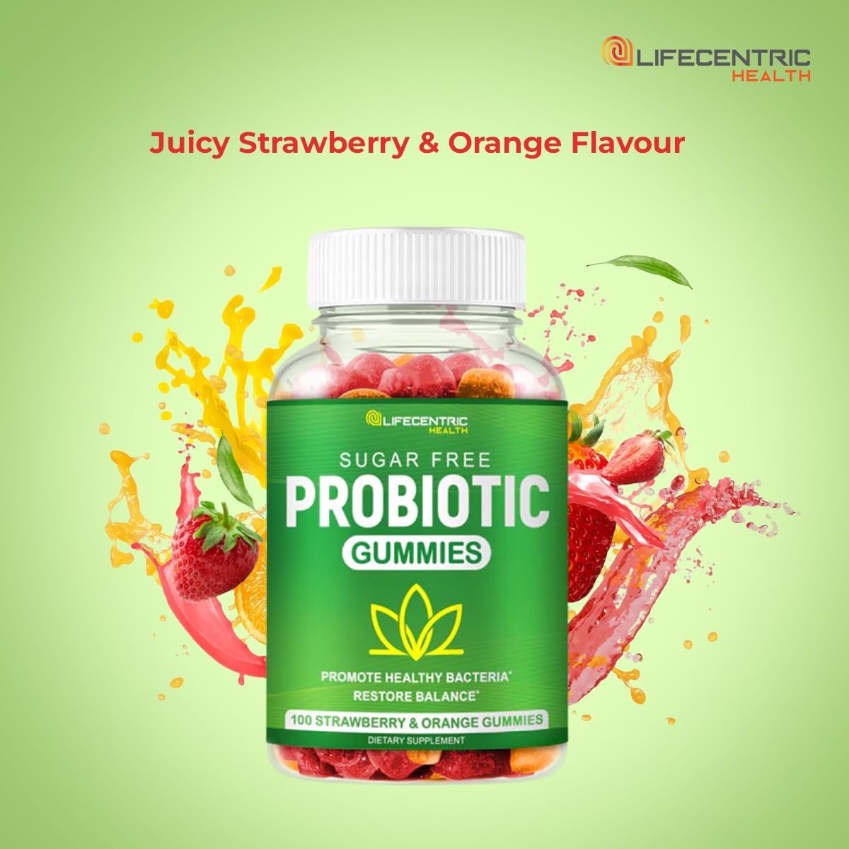 LifeCentric Health Probiotic Gummies 5 Billion CFU - 100 Count - image 4