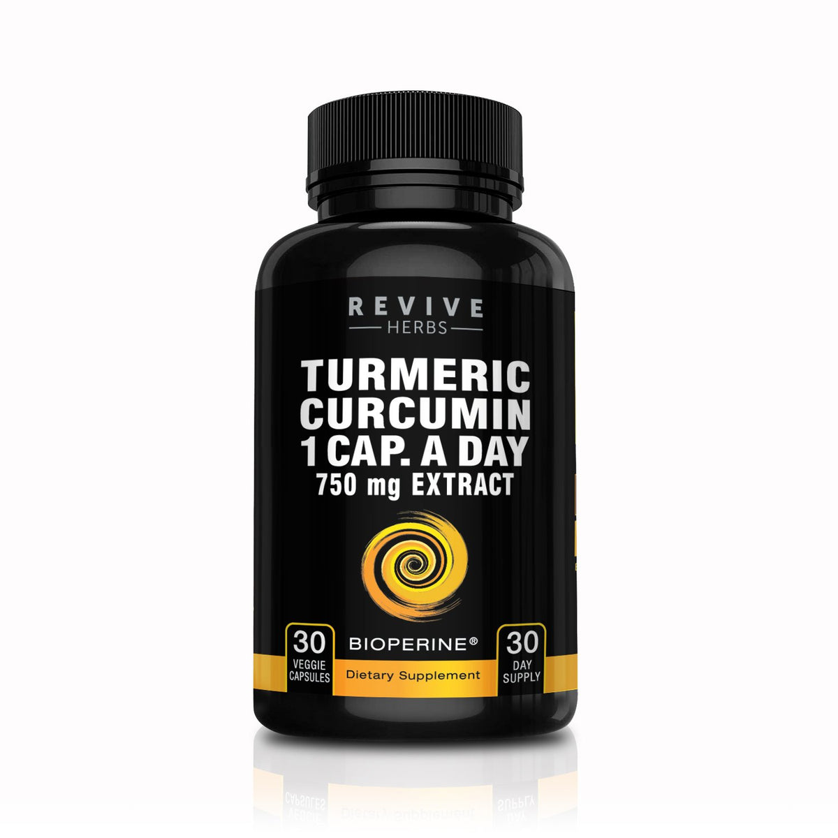 Revive Herbs Turmeric Curcumin with Bioperine Joint Support - 30 Capsules