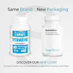 Supersmart Spermidine 3mg Rice Starch Extract - 60 Vegetarian Capsules - image 2