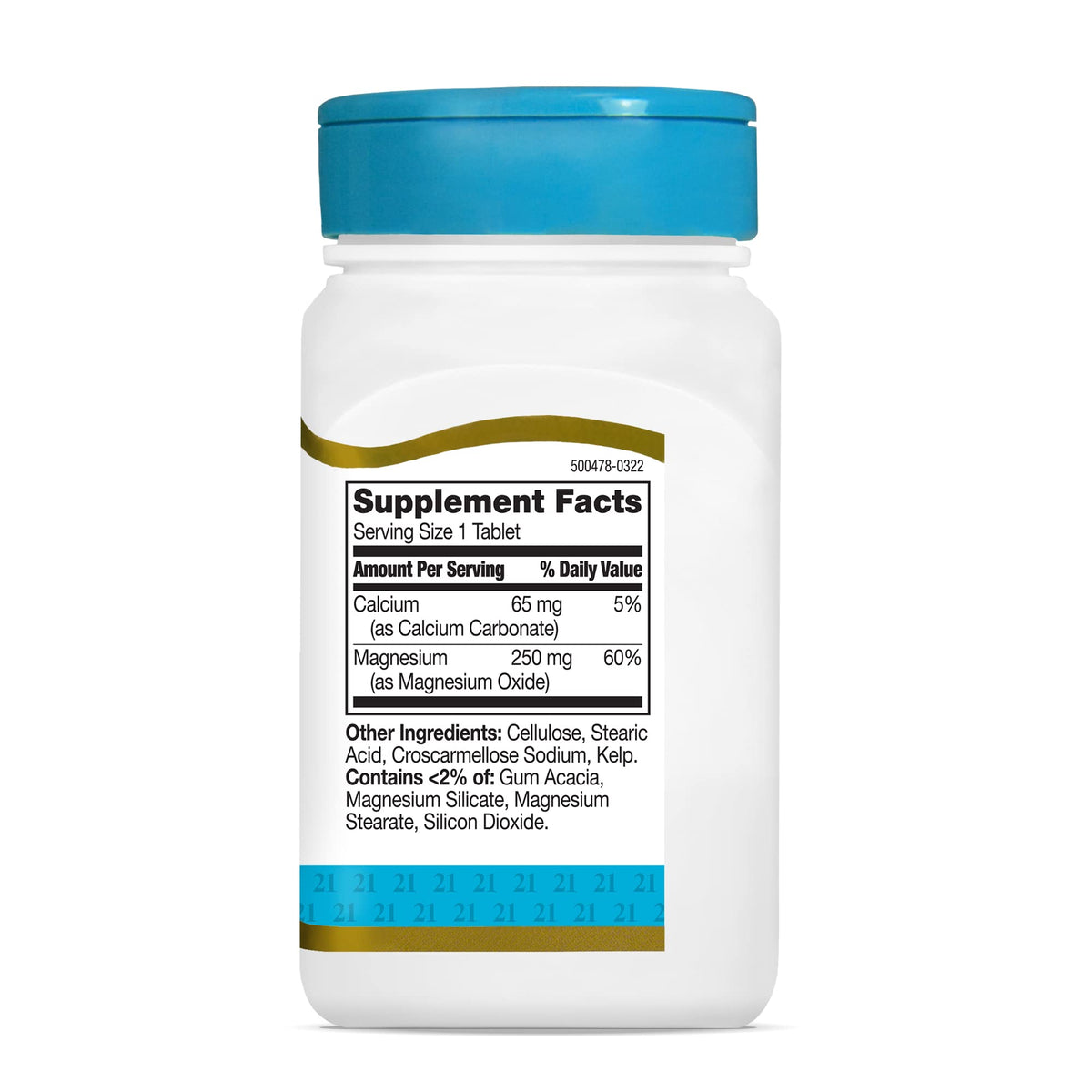 21st Century Magnesium 250 mg Tablets - 110 Count - image 7