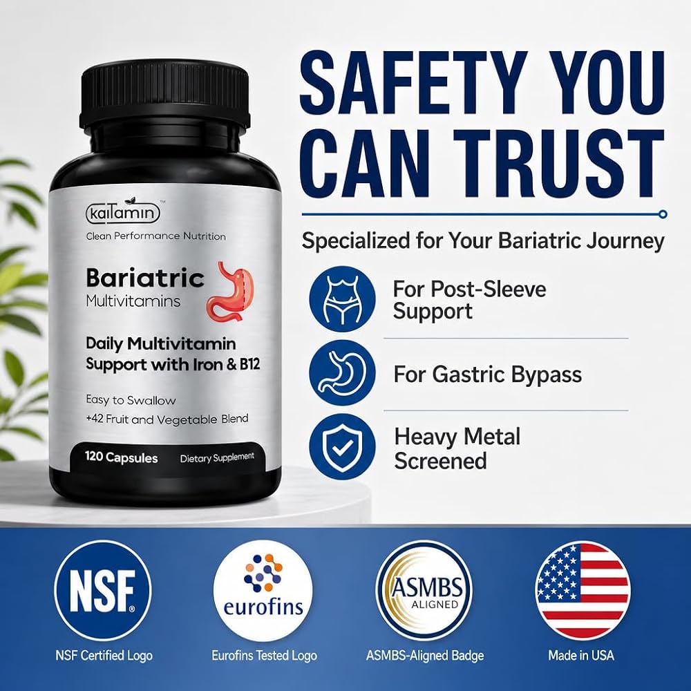 Kaitamin Bariatric Multivitamin with Iron Once Daily - 120 Softgels - image 8